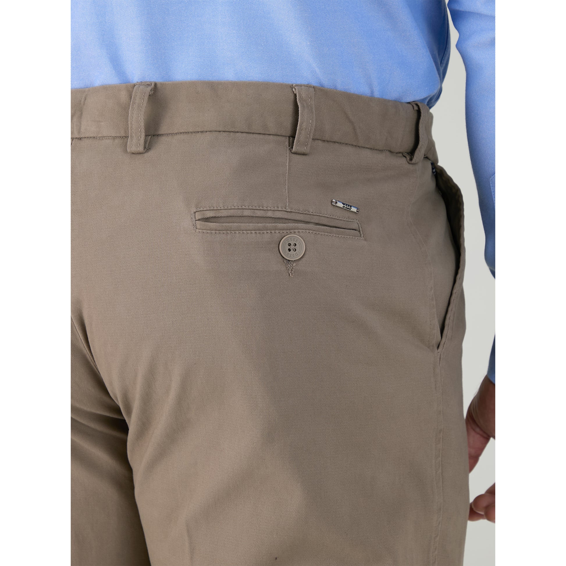 Stone - Lifestyle - Duke Mens D555 Bruno Stretch Chino Kingsize Trousers