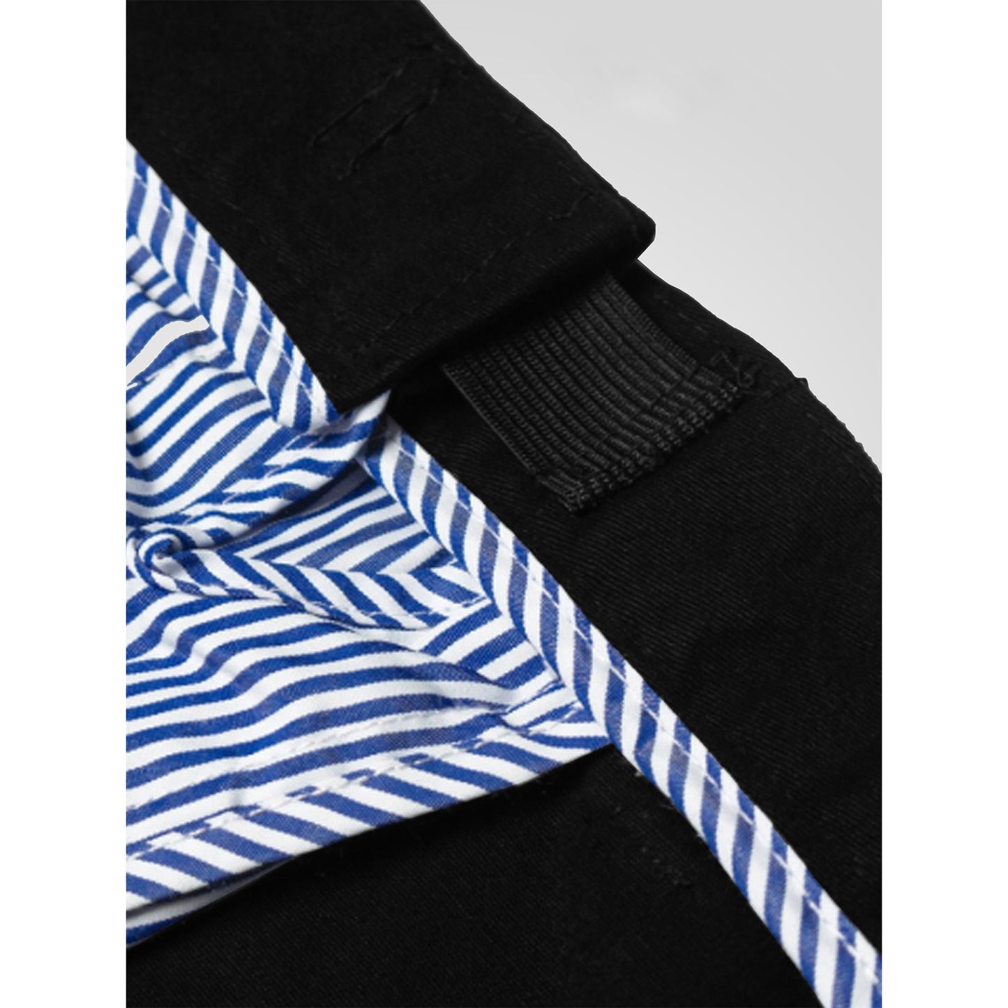 Black - Side - Duke Mens D555 Bruno Stretch Chino Kingsize Trousers