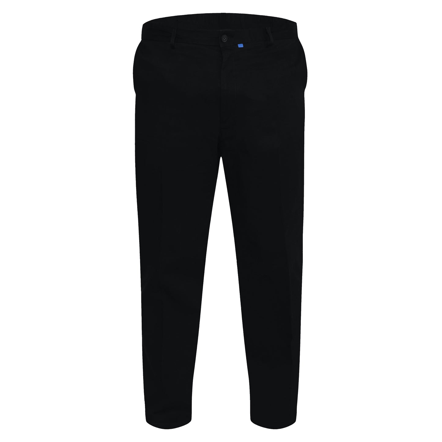 Indigo - Back - Duke Mens D555 Bruno Stretch Chino Kingsize Trousers