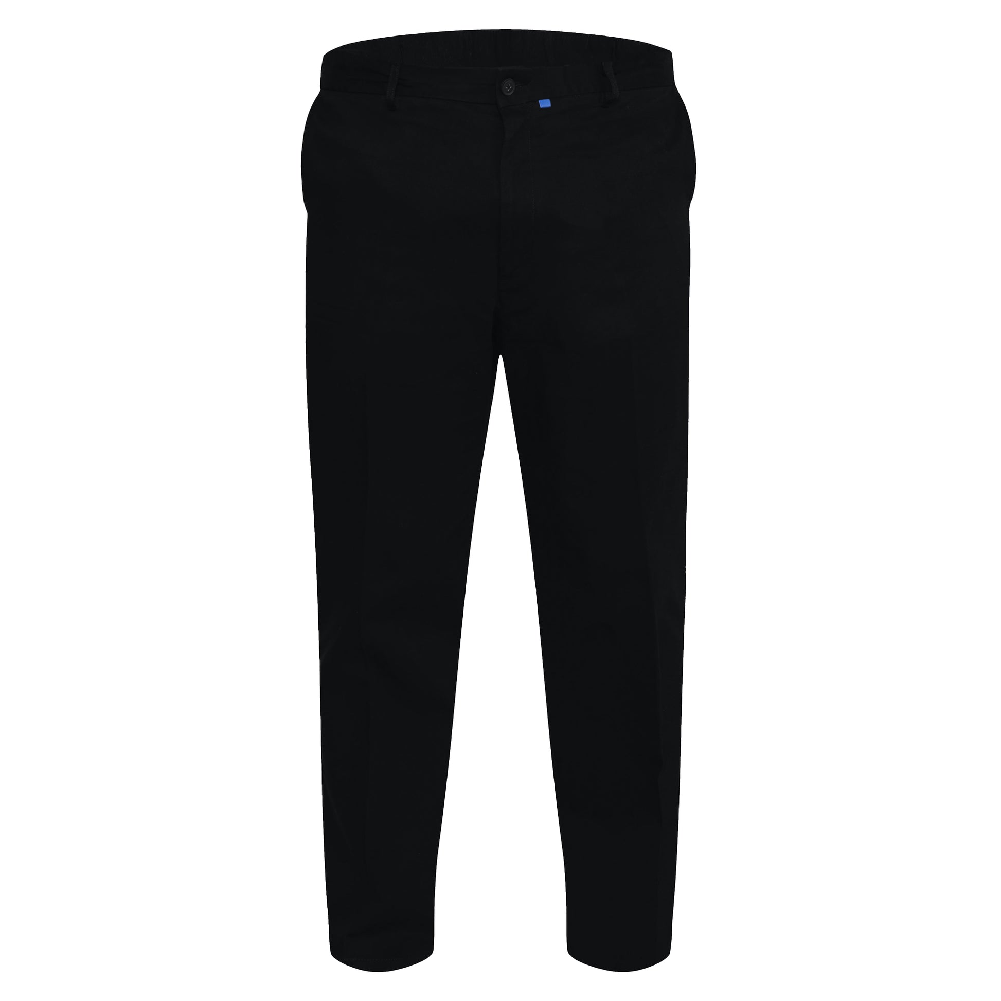 Indigo - Back - Duke Mens D555 Bruno Stretch Chino Kingsize Trousers