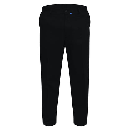 Indigo - Back - Duke Mens D555 Bruno Stretch Chino Kingsize Trousers