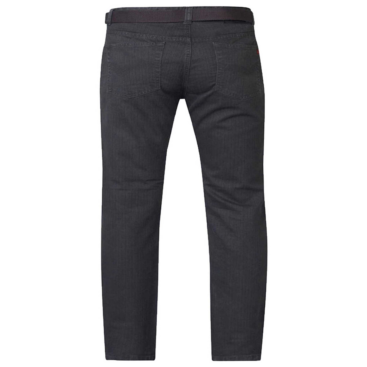 Charcoal - Back - Duke Mens D555 London Canary Bedford Cord Kingsize Trousers
