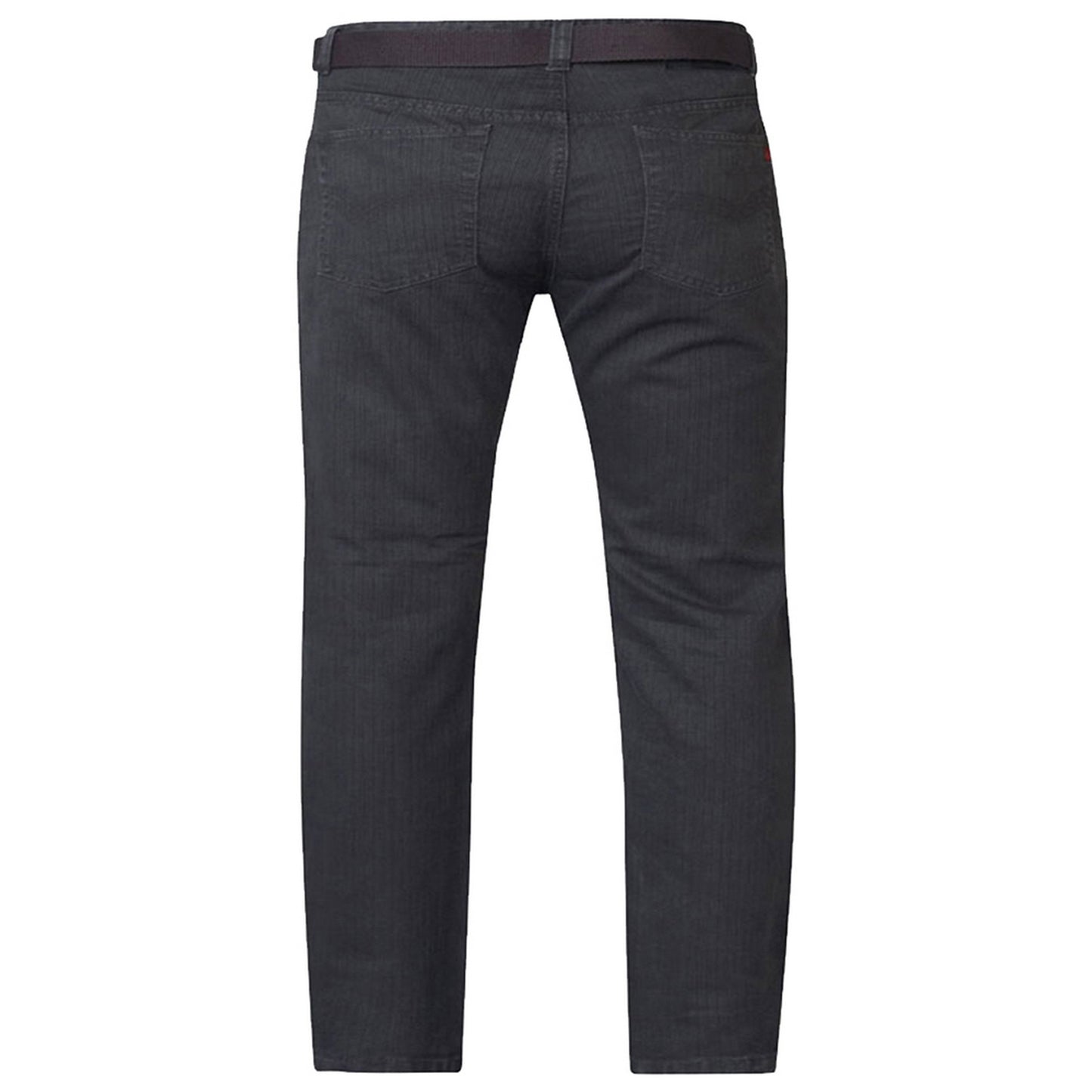 Charcoal - Back - Duke Mens D555 London Canary Bedford Cord Kingsize Trousers
