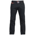 Black - Front - Duke Mens D555 London Mario Bedford Cord Kingsize Trousers