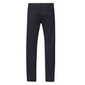 Black - Side - D555 London Mens Kingsize Mario Bedford Cord Trousers With Belt