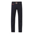 Black - Front - D555 London Mens Kingsize Mario Bedford Cord Trousers With Belt