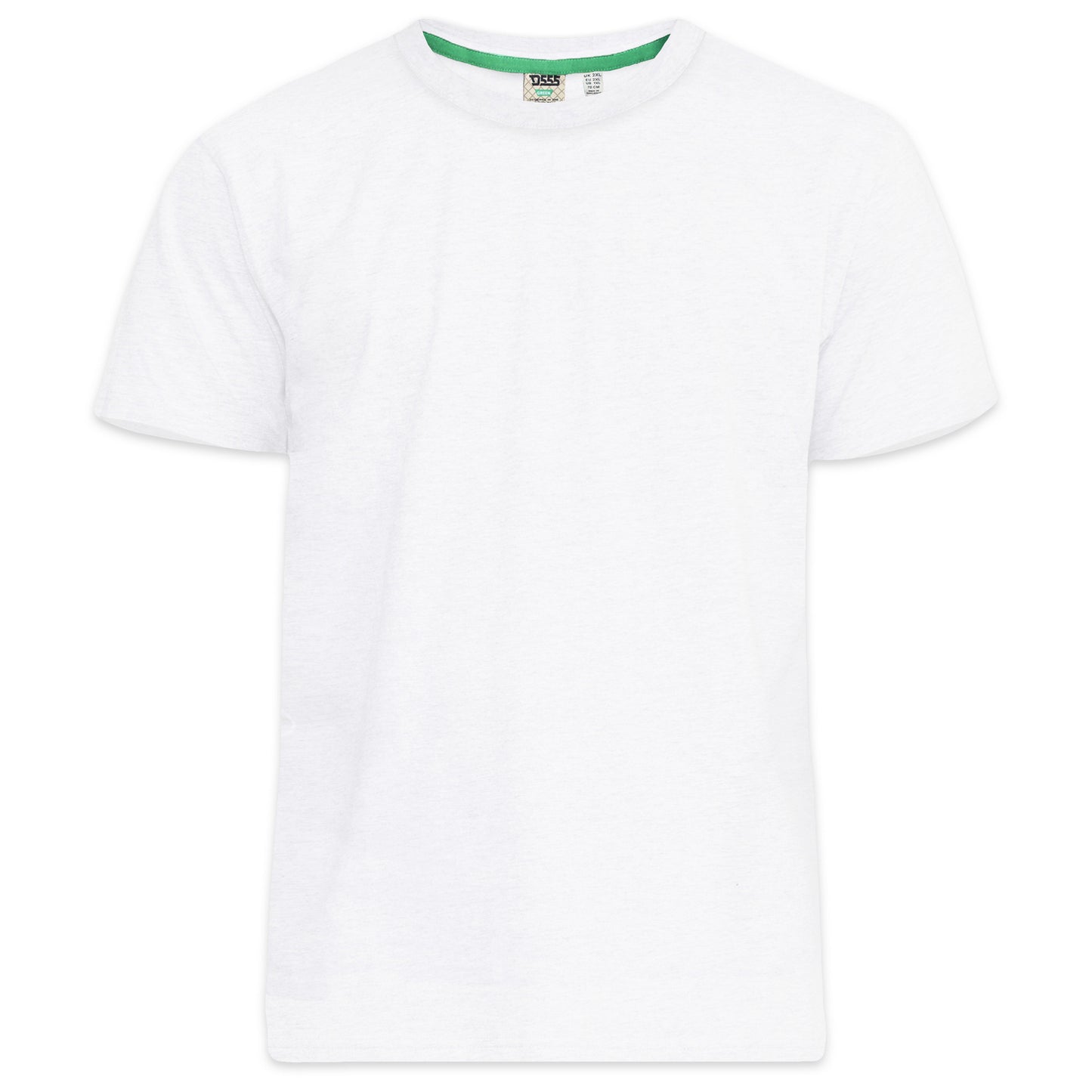 White - Front - Duke Mens D555 Flyers Crew Neck Kingsize T-Shirt