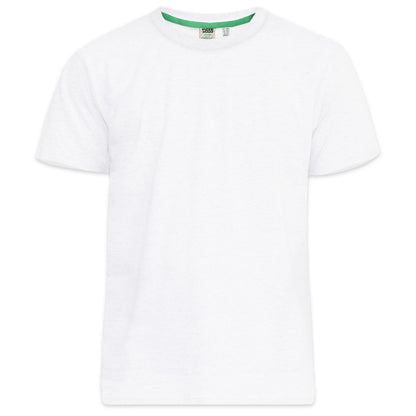 White - Front - Duke Mens D555 Flyers Crew Neck Kingsize T-Shirt