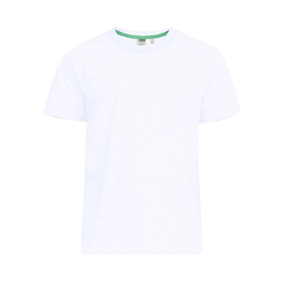 White - Front - Duke Mens D555 Flyers Crew Neck Kingsize T-Shirt