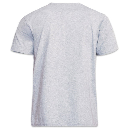 Grey - Back - Duke Mens D555 Flyers Crew Neck Kingsize T-Shirt