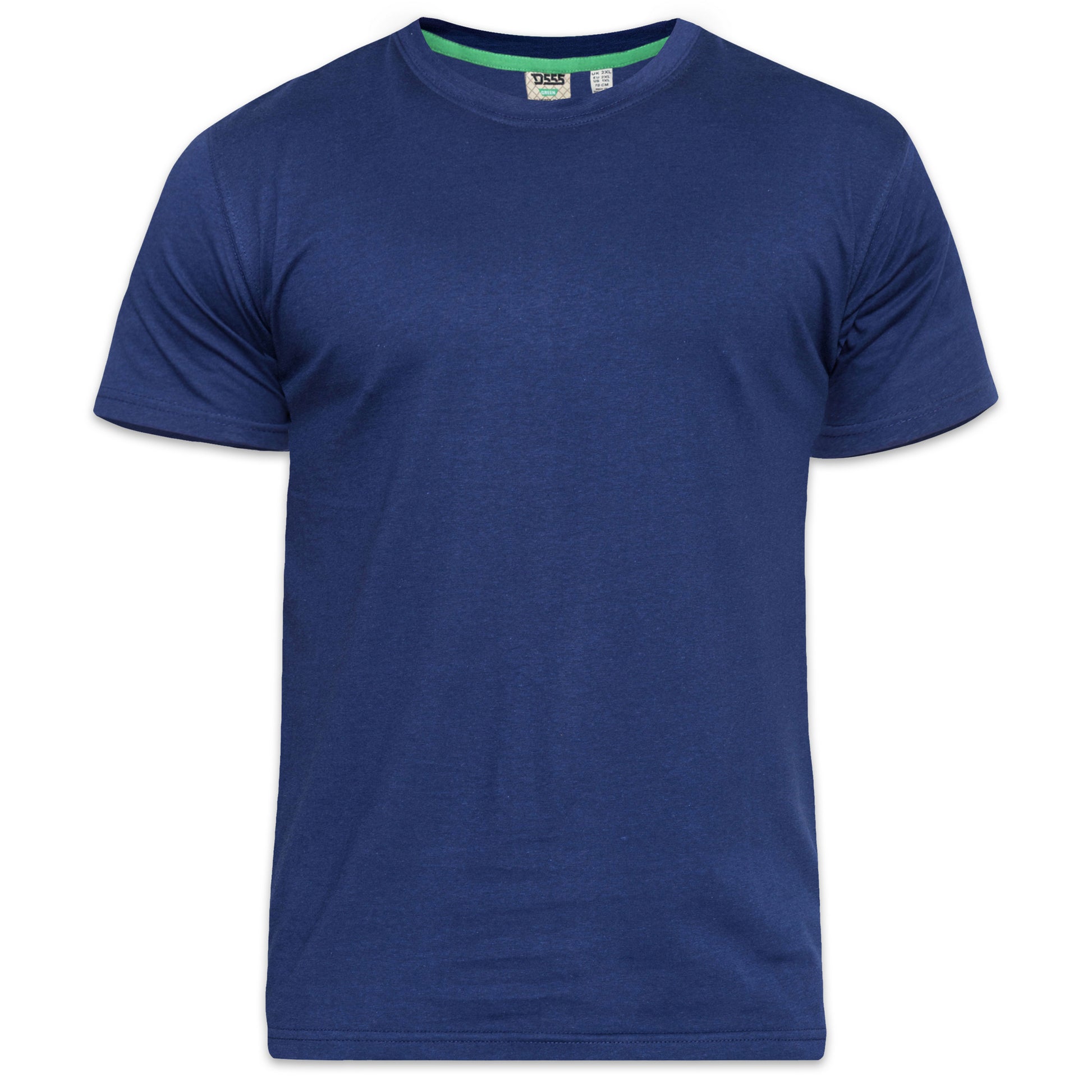 Navy - Front - Duke Mens D555 Flyers Crew Neck Kingsize T-Shirt