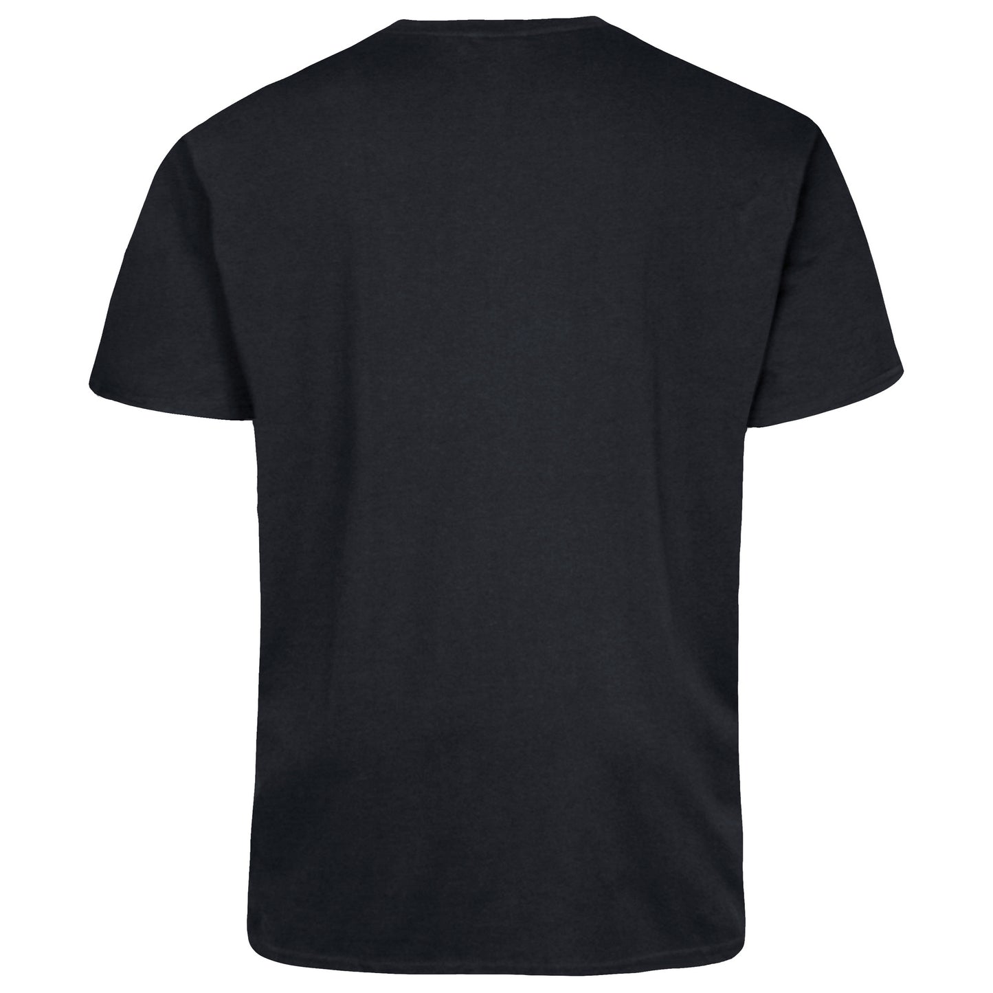 Black - Back - Duke Mens D555 Signature Cotton Kingsize T-Shirt