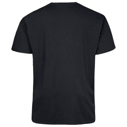 Black - Back - Duke Mens D555 Signature Cotton Kingsize T-Shirt