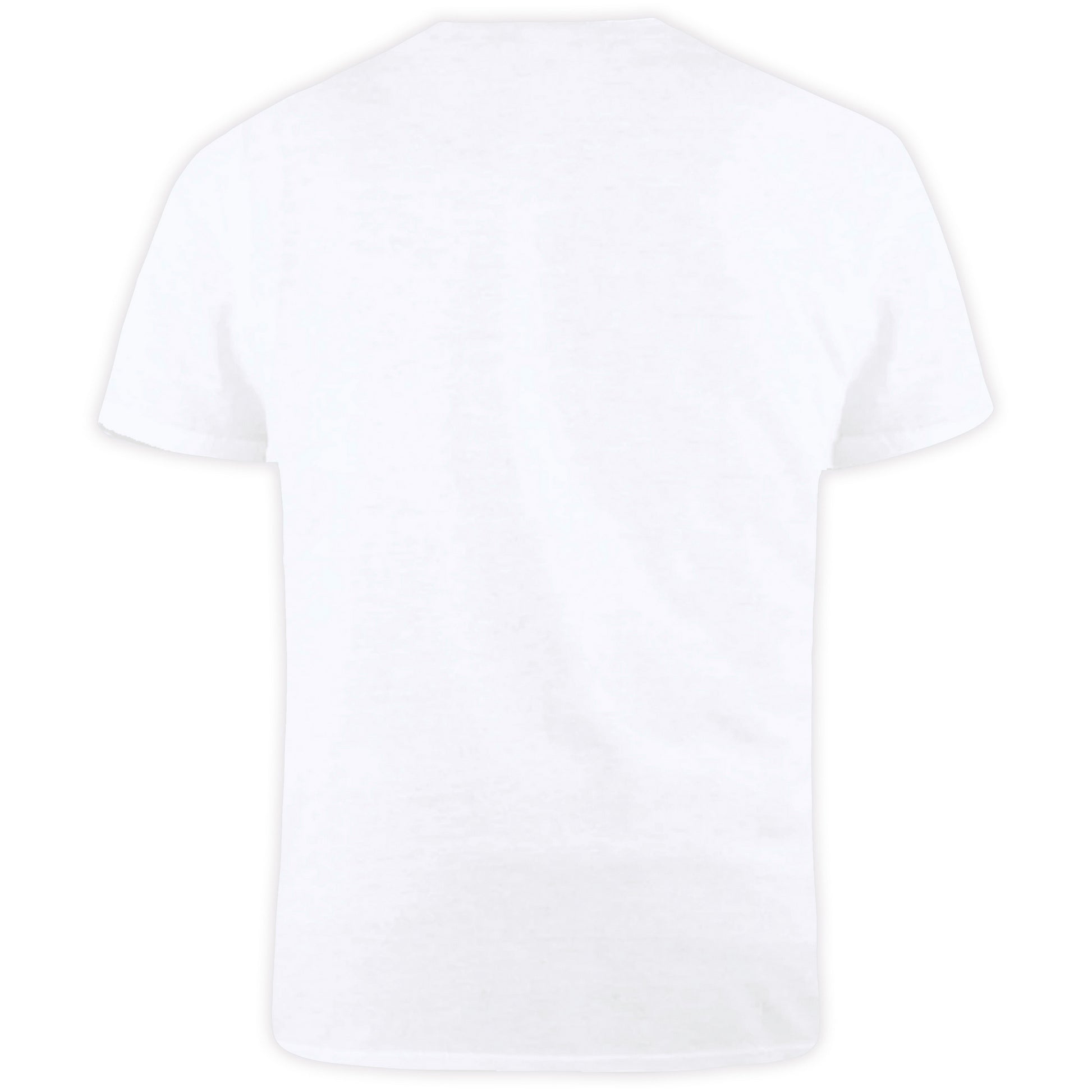White - Back - Duke Mens D555 Signature Cotton Kingsize T-Shirt