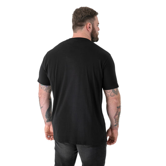 Grey - Front - Duke Mens D555 Signature Cotton Kingsize T-Shirt