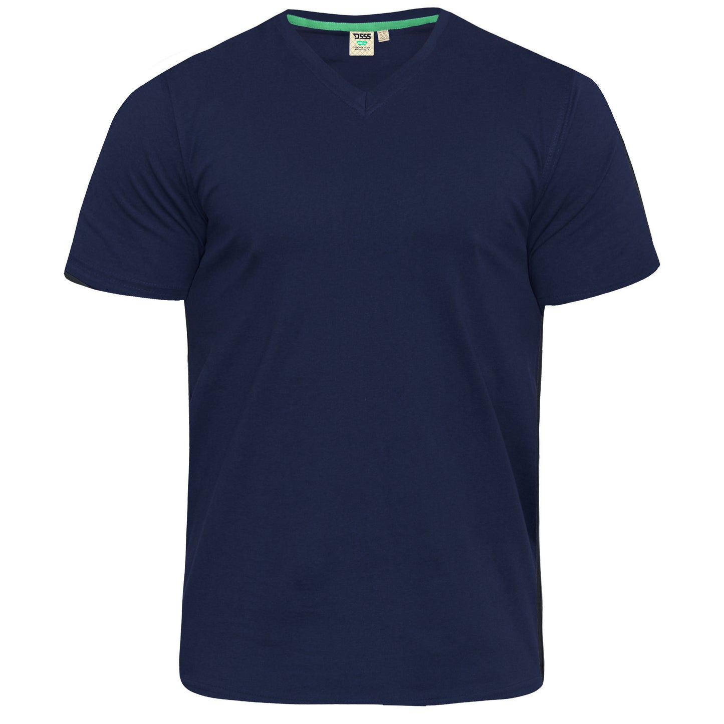 Navy - Front - Duke Mens D555 Signature Cotton Kingsize T-Shirt