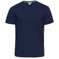 Navy - Front - Duke Mens D555 Signature Cotton Kingsize T-Shirt