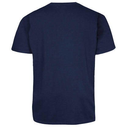 Teal - Front - Duke Mens D555 Signature Cotton Kingsize T-Shirt