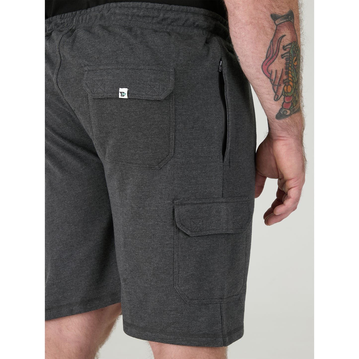 Grey - Lifestyle - Duke Mens D555 John Cotton Lightweight Kingsize Cargo Shorts