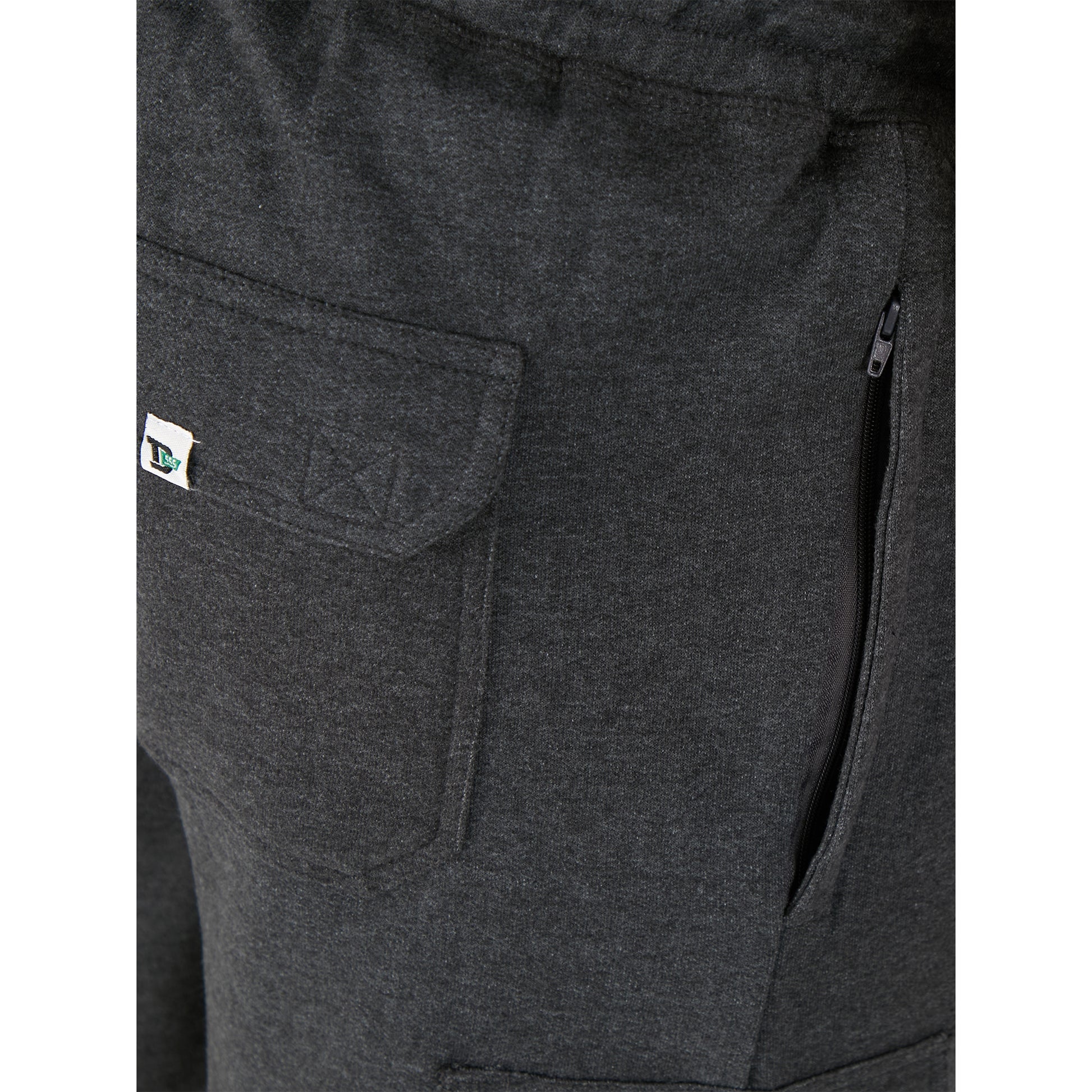 Grey - Pack Shot - Duke Mens D555 John Cotton Lightweight Kingsize Cargo Shorts