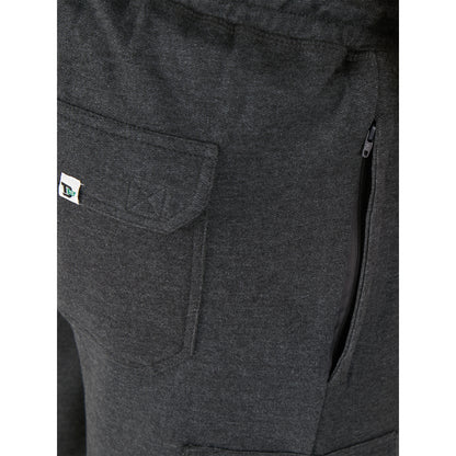 Grey - Pack Shot - Duke Mens D555 John Cotton Lightweight Kingsize Cargo Shorts