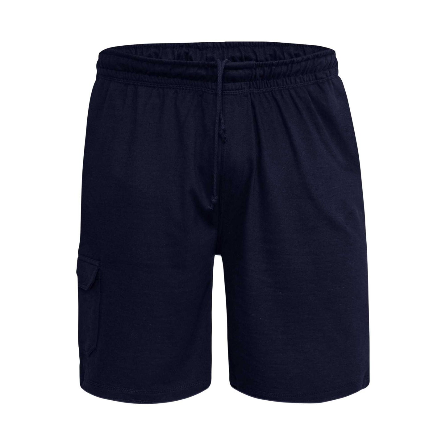 Navy - Front - Duke Mens D555 John Cotton Lightweight Kingsize Cargo Shorts