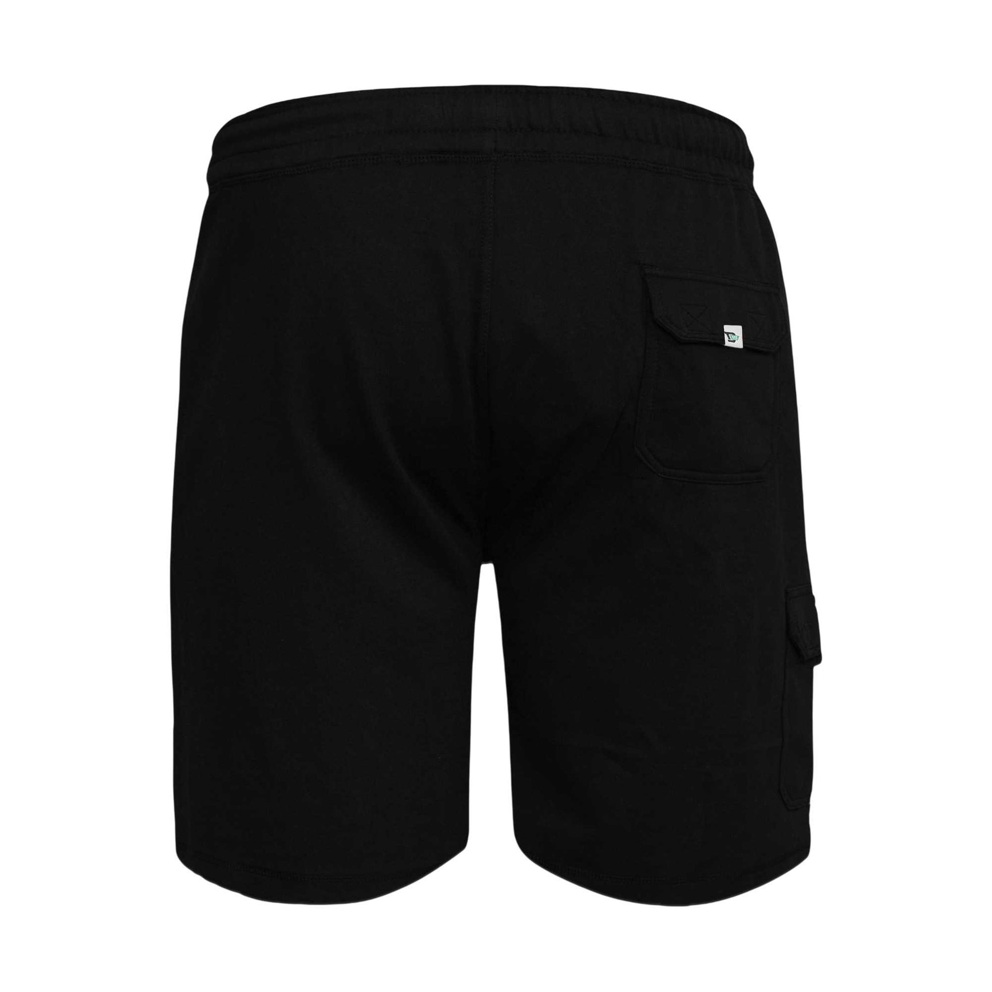 Black - Back - Duke Mens D555 John Cotton Lightweight Kingsize Cargo Shorts