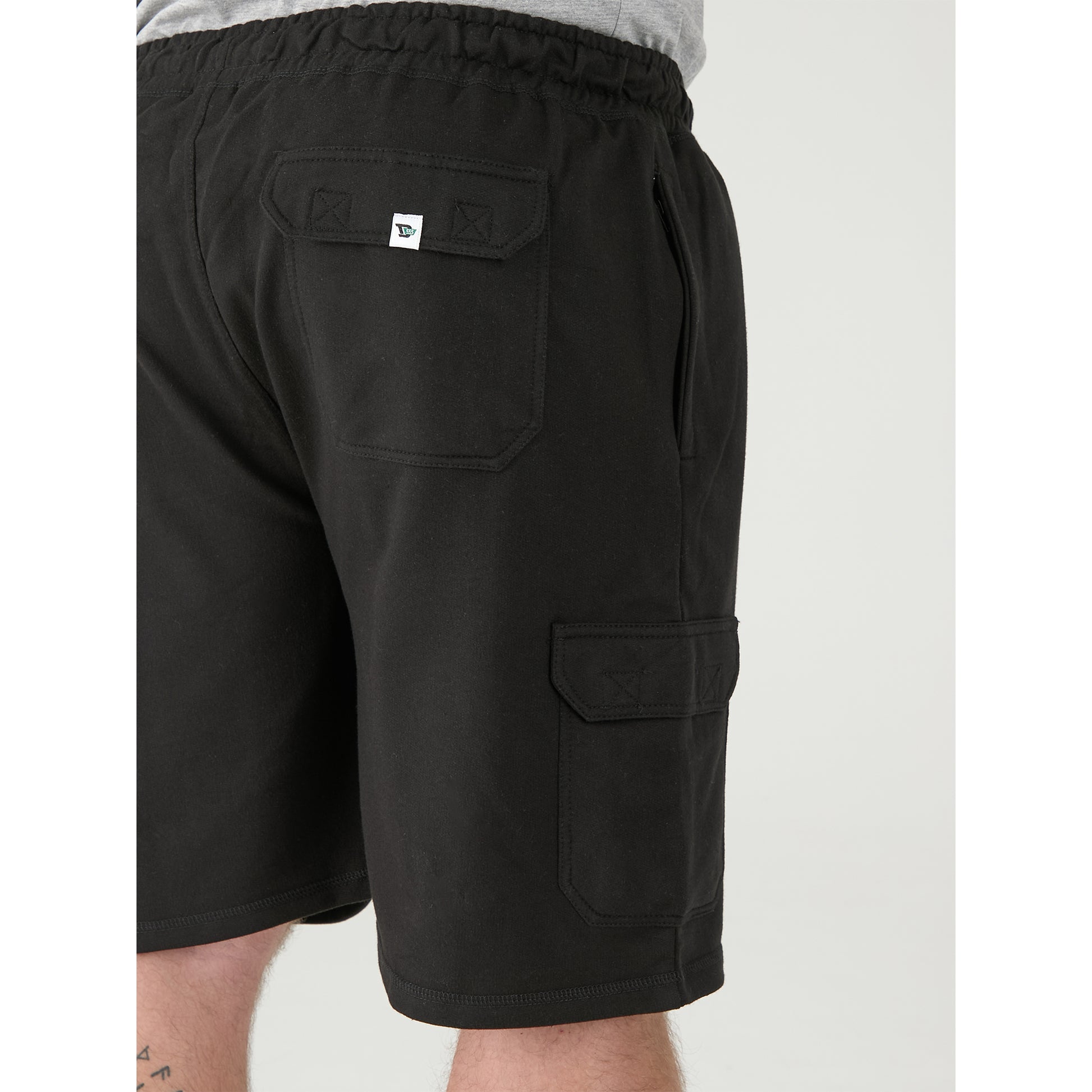 Black - Lifestyle - Duke Mens D555 John Cotton Lightweight Kingsize Cargo Shorts