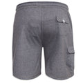 Grey - Back - Duke Mens D555 John Cotton Lightweight Kingsize Cargo Shorts