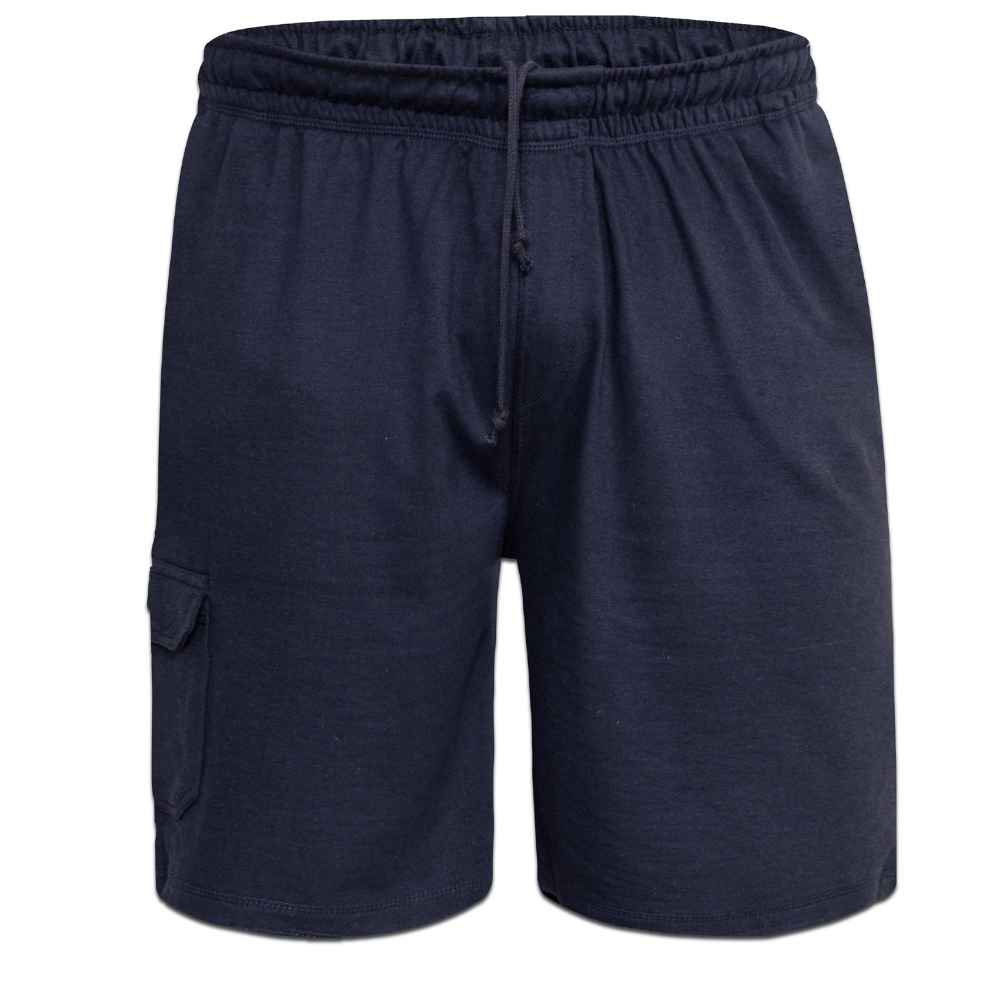 Navy - Front - Duke Mens D555 John Cotton Lightweight Kingsize Cargo Shorts