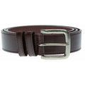 Brown - Front - Duke Mens D555 Archie Kingsize Bonded Leather Jean Belt