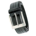 Black - Front - D55 Mens Harley Kingsize Four Line Stitched Belt