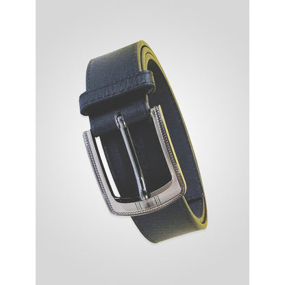 Black - Back - Duke Mens D555 Samuel Bonded Leather Waist Belt