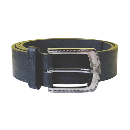 Black - Front - Duke Mens D555 Samuel Bonded Leather Waist Belt