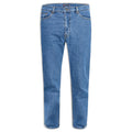 Stonewash - Front - Duke Mens D555 Rockford Denim Comfort Jeans