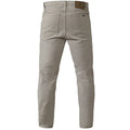Stone - Back - Duke Mens D555 Rockford Denim Comfort Jeans