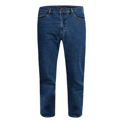 Stonewash - Front - Duke Mens D555 Rockford Denim Comfort Jeans