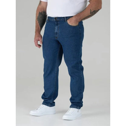 Stonewash - Side - Duke Mens D555 Rockford Denim Comfort Jeans