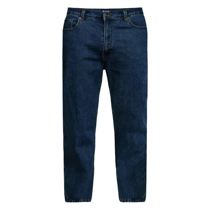 Stonewash - Front - Duke Mens D555 Rockford Carlos Stretch Jeans