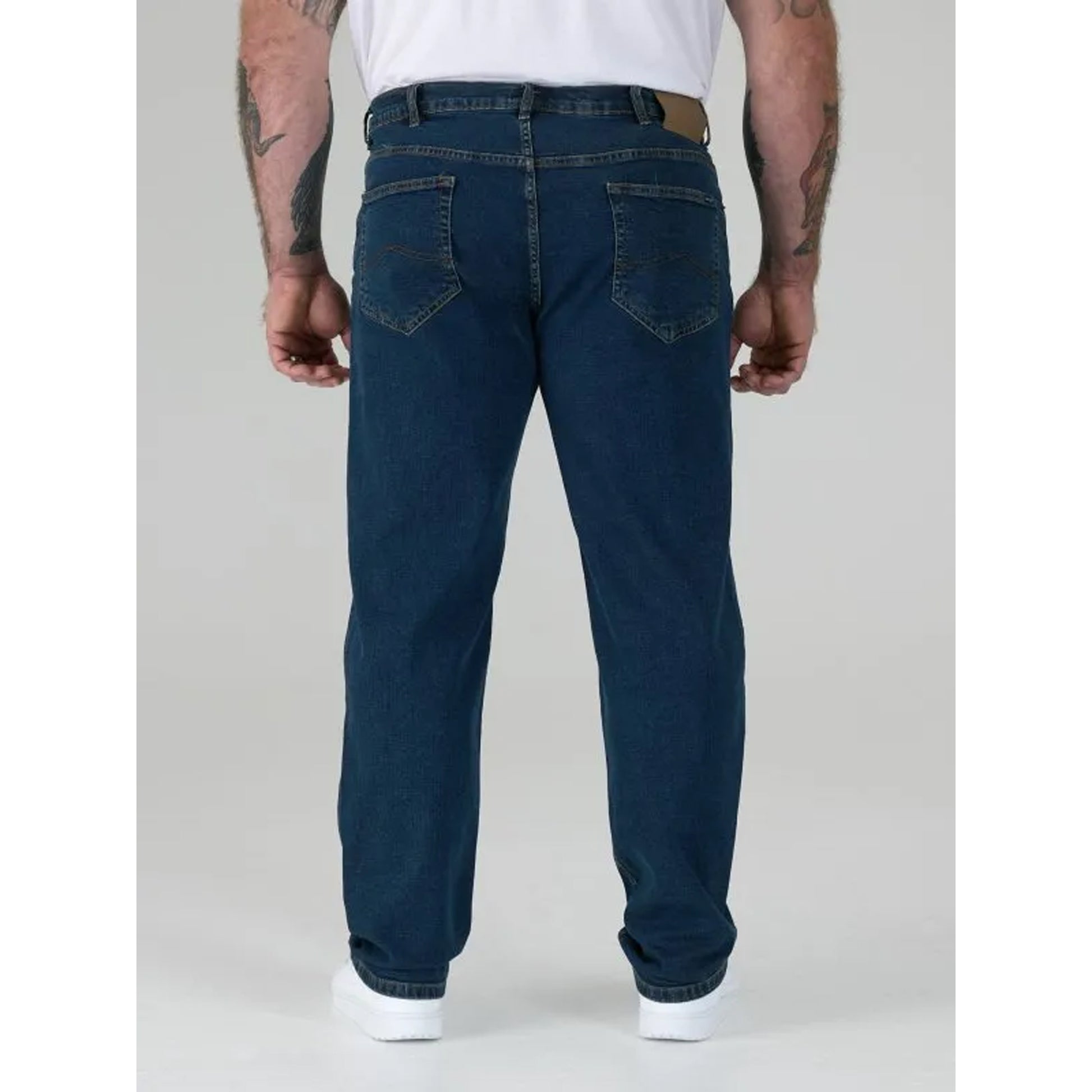 Stonewash - Lifestyle - Duke Mens D555 Rockford Carlos Stretch Jeans