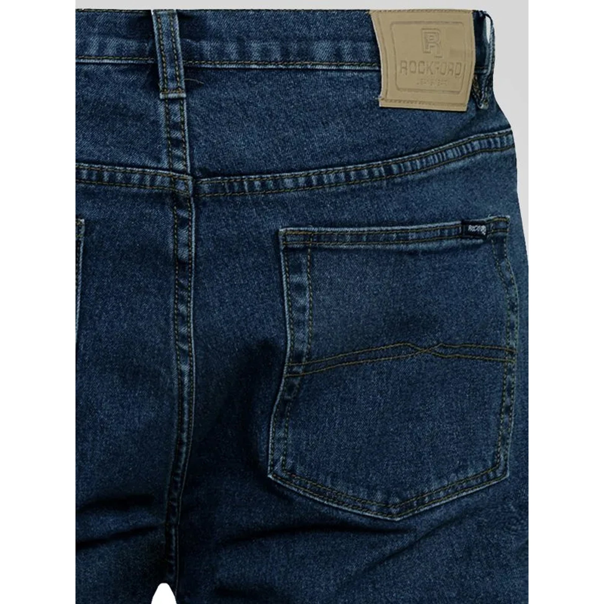 Stonewash - Pack Shot - Duke Mens D555 Rockford Carlos Stretch Jeans