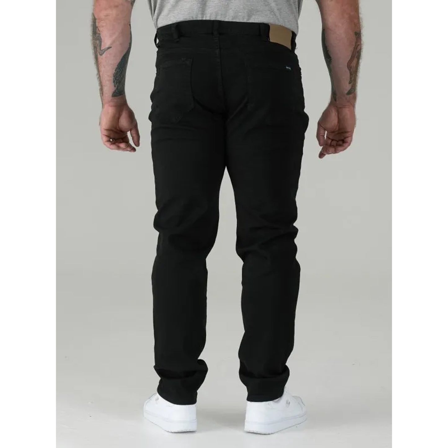 Black - Lifestyle - Duke Mens D555 Rockford Carlos Stretch Jeans