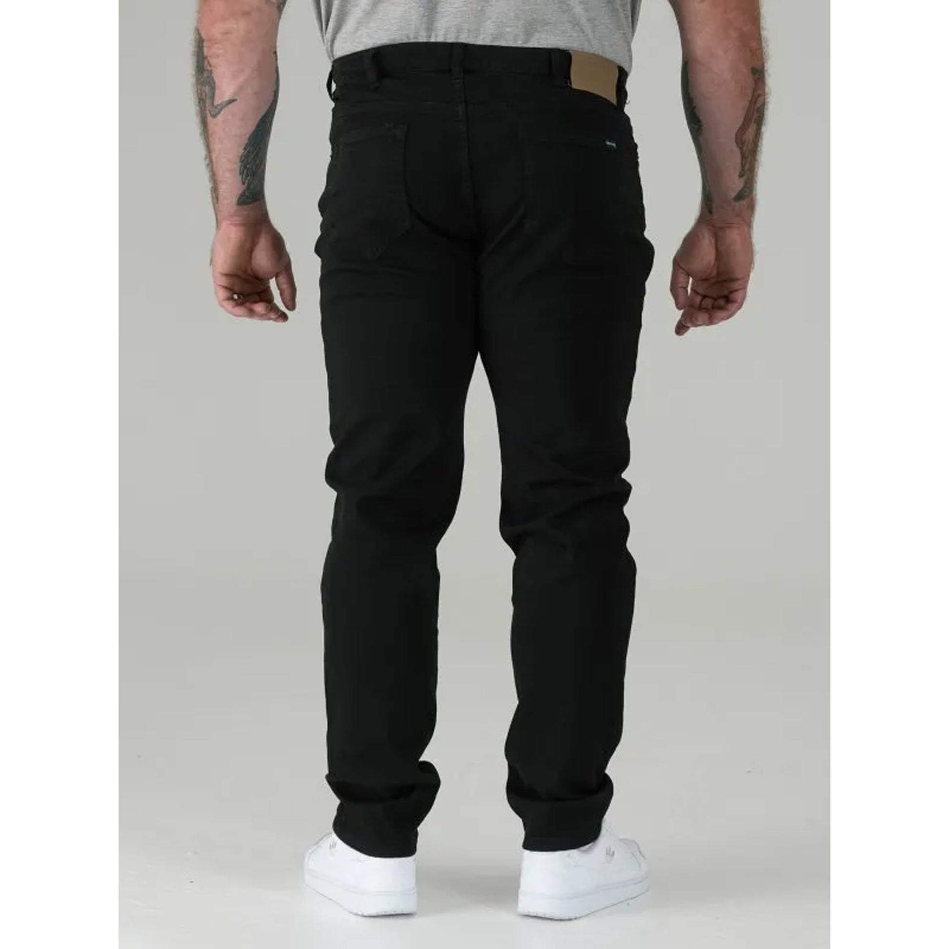 Black - Lifestyle - Duke Mens D555 Rockford Carlos Stretch Jeans
