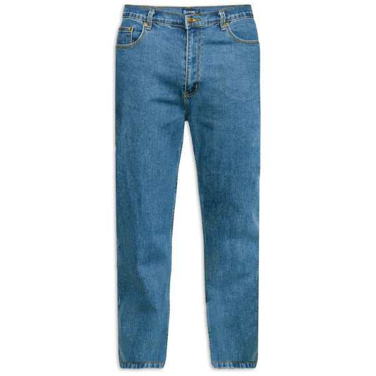 Stonewash - Front - Duke Mens D555 Rockford Carlos Stretch Jeans