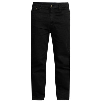 Black - Front - Duke Mens D555 Rockford Carlos Stretch Jeans