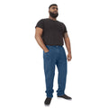 Indigo - Side - D555 Mens Rockford Kingsize Comfort Fit Jeans