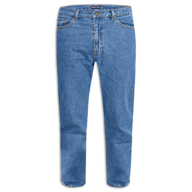 Stonewash - Front - Duke Mens D555 Rockford Comfort Kingsize Jeans