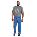 Stonewash - Side - Duke Mens D555 Rockford Comfort Kingsize Jeans