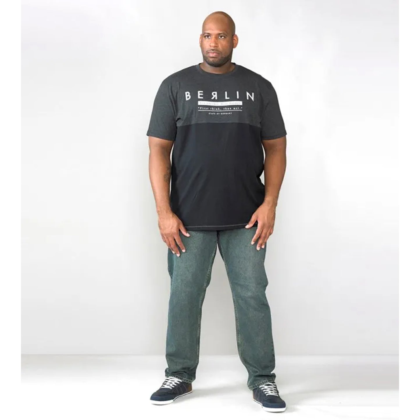 Dirty Denim - Pack Shot - Duke Mens D555 Rockford Comfort Kingsize Jeans