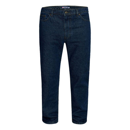 Indigo - Front - Duke Mens D555 Rockford Comfort Kingsize Jeans